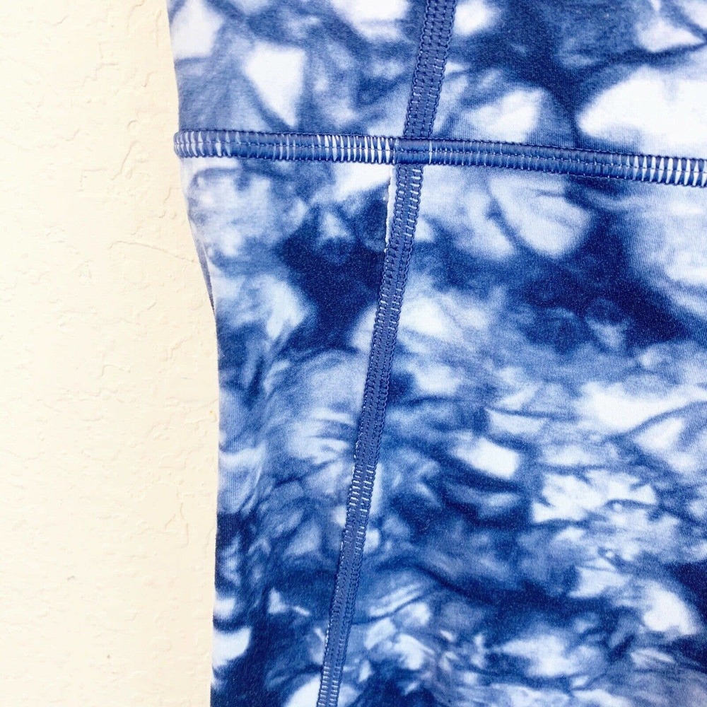 Athleta | Small 7/8 Powervita Tights Tie Dye Blue - Picture 6 of 7